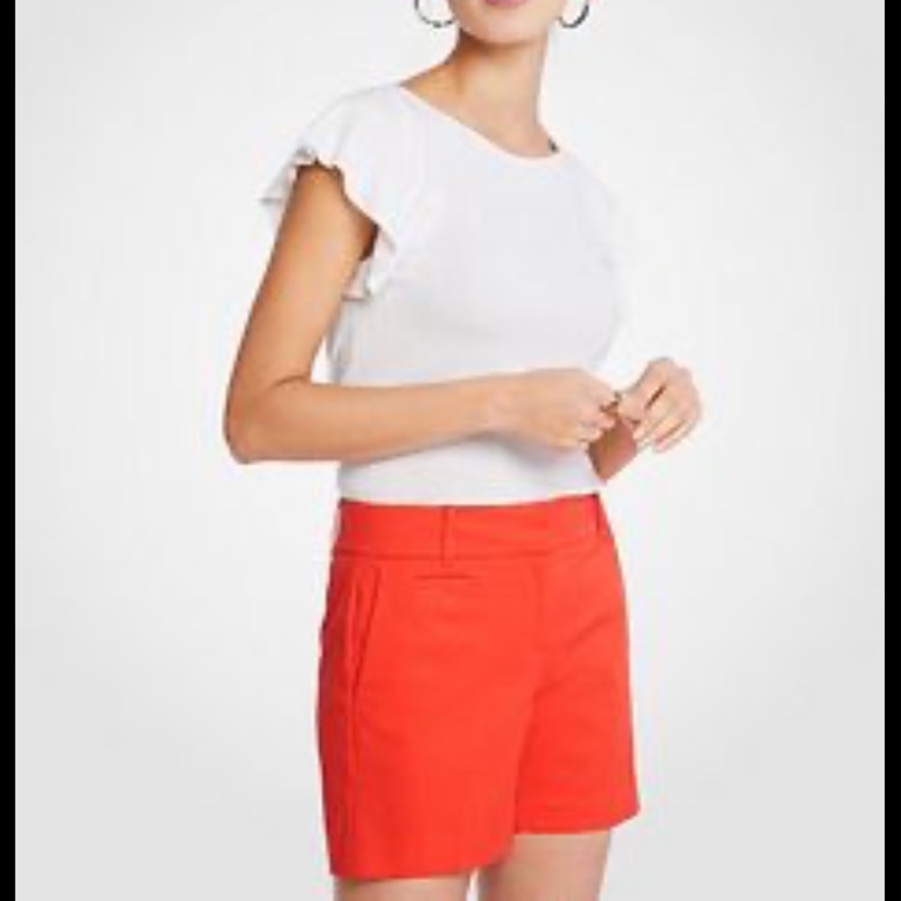 J. Crew City Fit Chino Shorts Tomato size 2